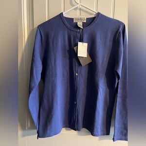 Tehama LS Blueberry Cardigan -L